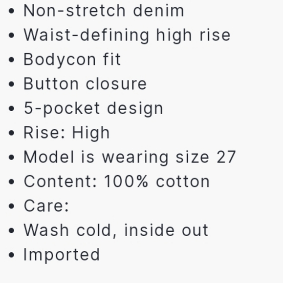 Levi's carpenter denim skirt 28 🆕🆕🆕 - Picture 11 of 11